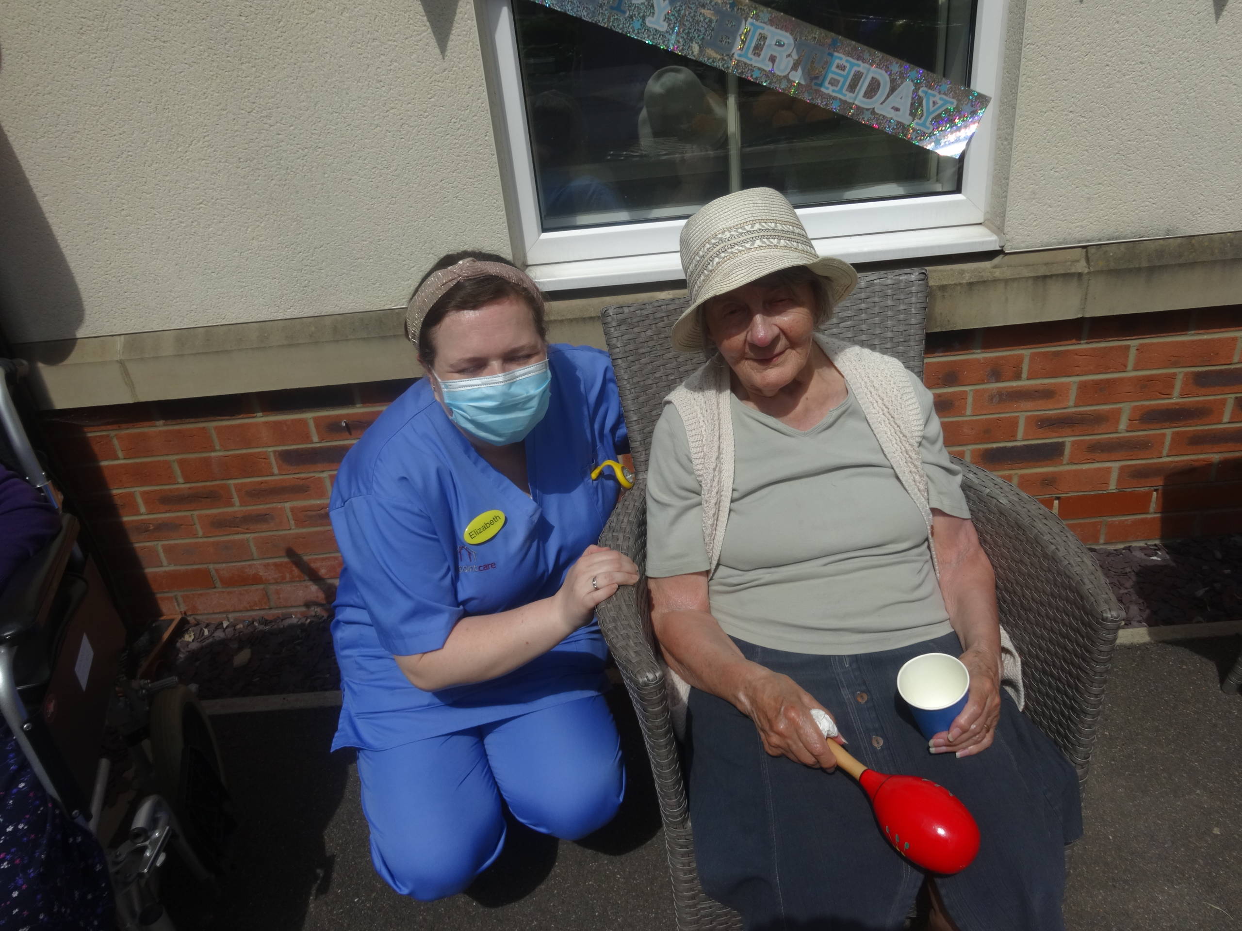Colliers Croft Residential Care Home Resident and care worker